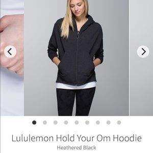 Lululemon Hold Your Om Hoodie